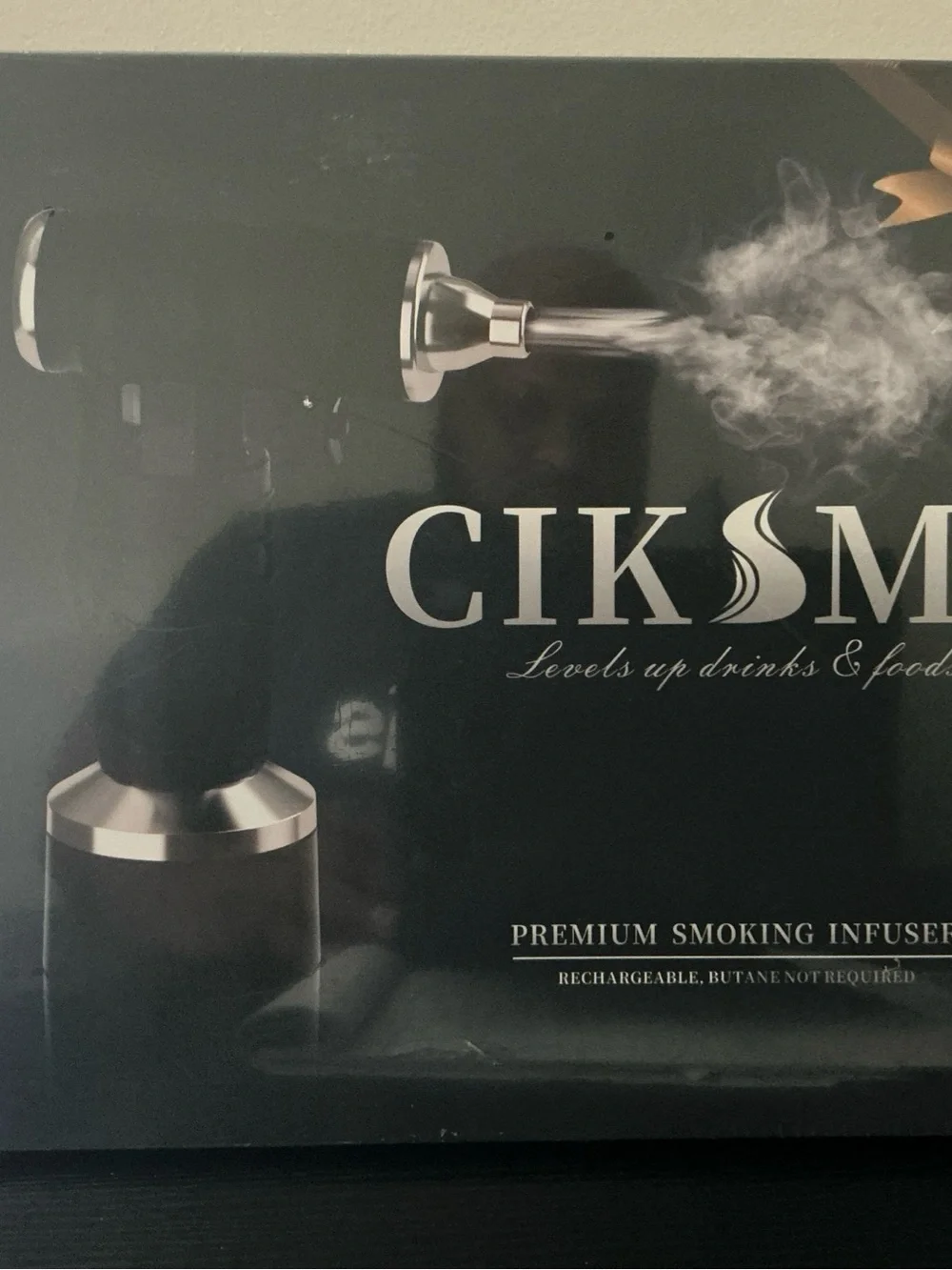 CIK SMO Premium Smoking Infuser - Black and Silver